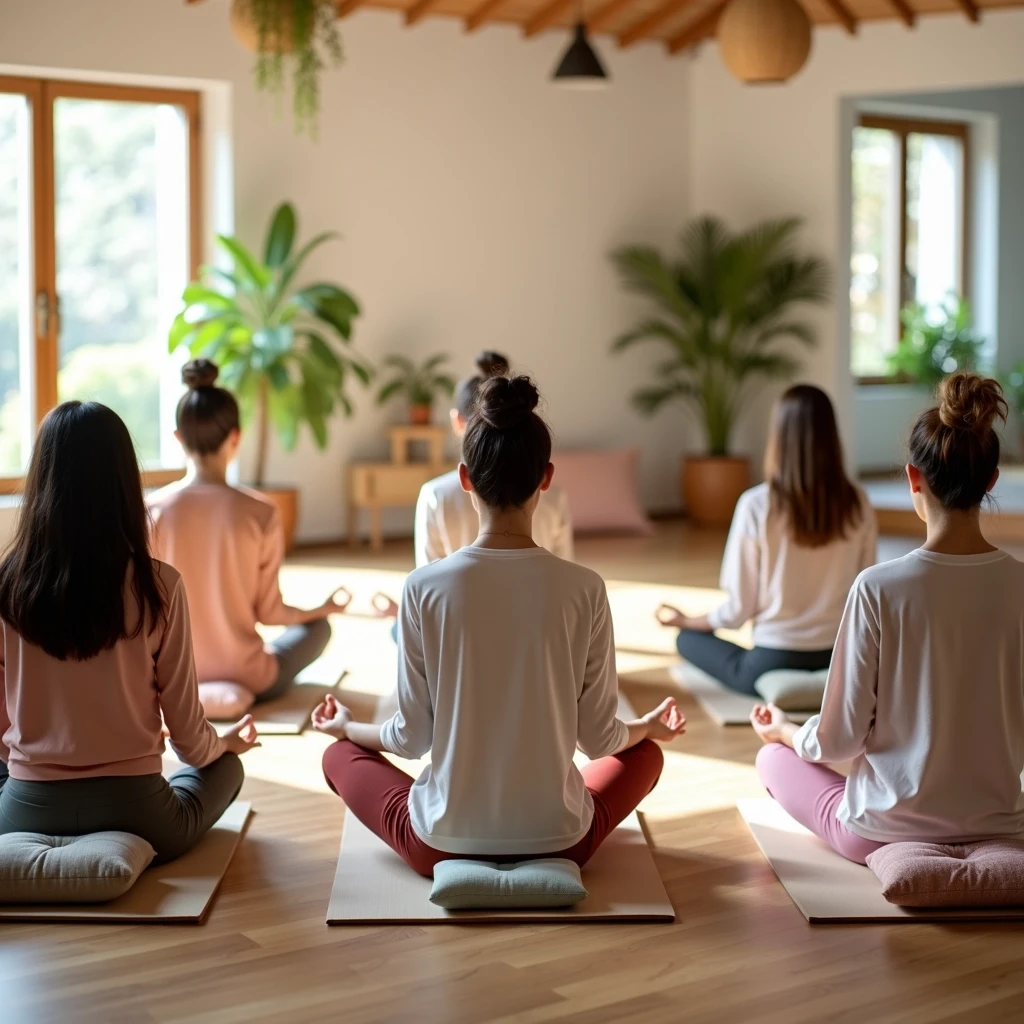 Clase de yoga