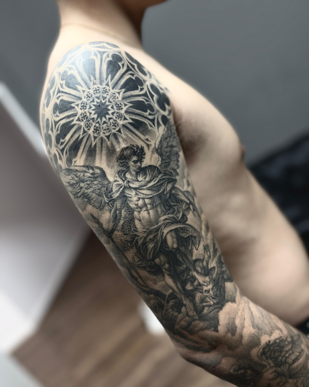 tatuaje de un ángel