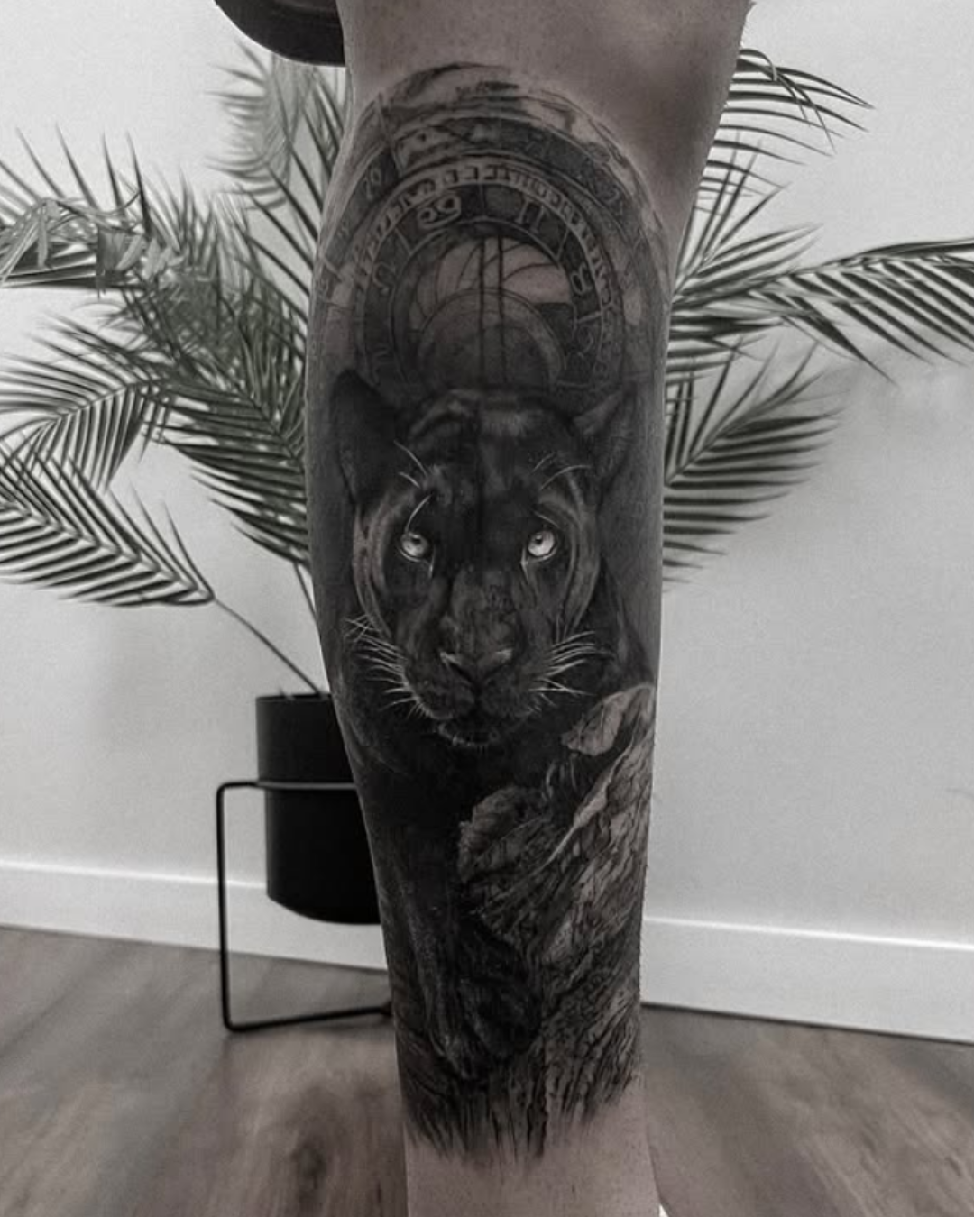 tatuaje de una pantera