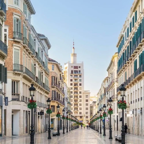 Calle Larios un lugar imprescindible en málaga